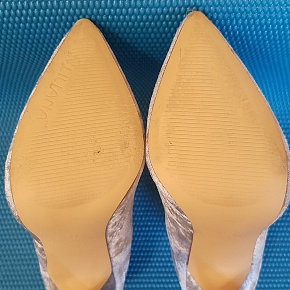 Velvet Purply Gray Stilettos - Picture 8 of 10